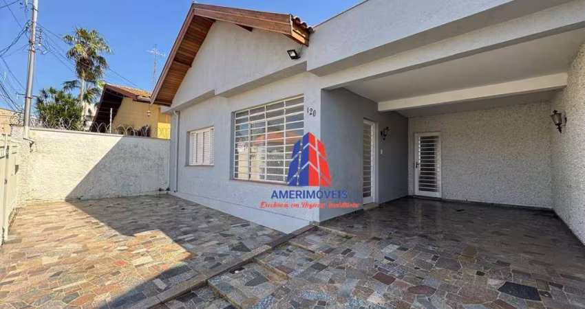 Casa com 3 dormitórios para alugar, 103 m² por R$ 2.562,63/mês - Vila Santa Catarina - Americana/SP