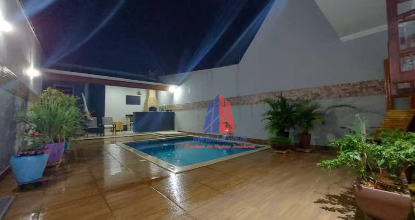 Sobrado com 3 dormitórios, 208 m² - venda por R$ 850.000,00 ou aluguel por R$ 4.130,00/mês - Jardim São Paulo - Americana/SP