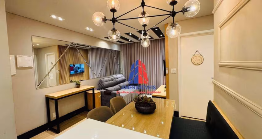 Apartamento com 2 dormitórios à venda, 55 m² por R$ 383.000,00 - Jardim Dona Regina - Santa Bárbara D'Oeste/SP