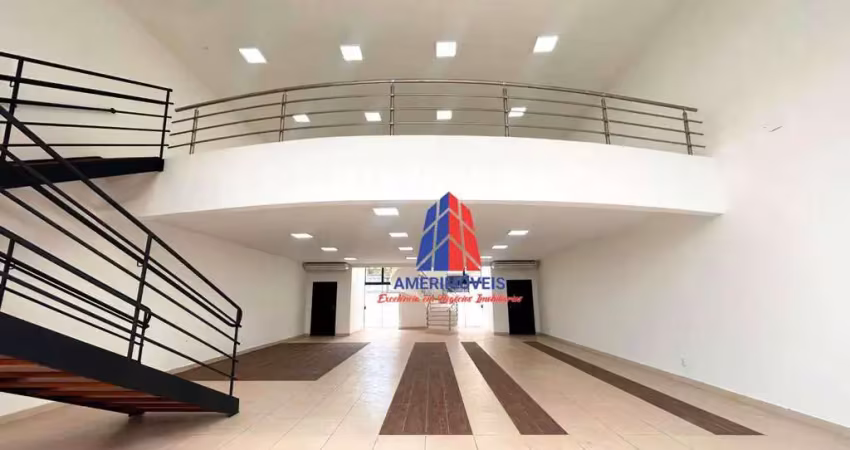 Salão para alugar, 320 m² por r$ 8.500,00/mês - jardim girassol - americana/sp