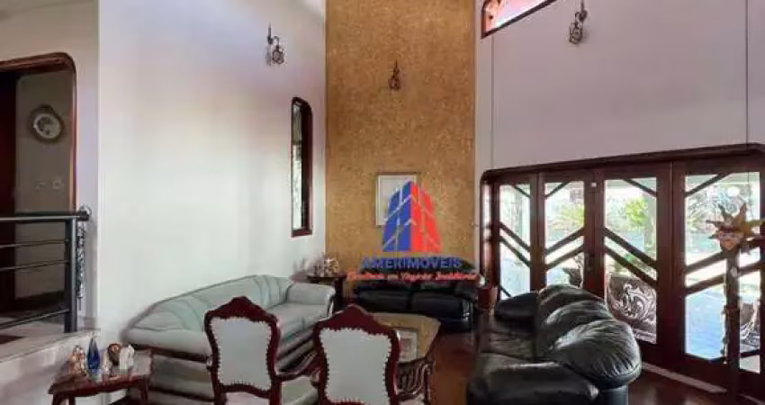 Casa com 6 dormitórios, 470 m² - venda por r$ 3.500.000,00 ou aluguel por r$ 15.420,60/mês - chácara machadinho ii - americana/sp