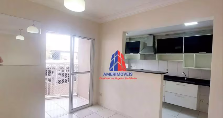 Apartamento com 3 dormitórios para alugar, 70 m² por r$ 2.788,00/mês - jardim santana - americana/sp