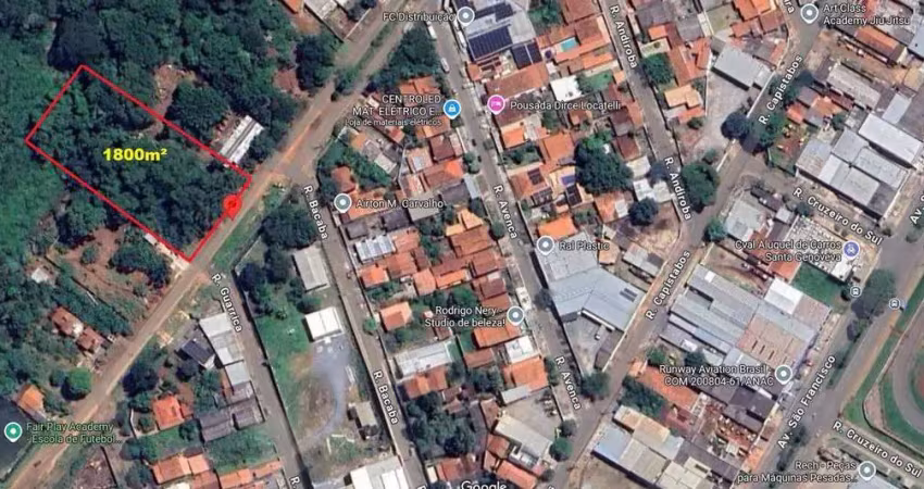 Lote comercial de 1800m² avenida joão leite santa genoveva