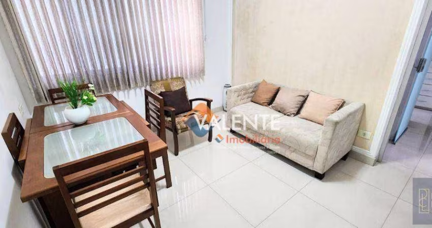 Apartamento com 1 dormitório à venda, 44 m² por R$ 212.000,00 - Itararé - São Vicente/SP