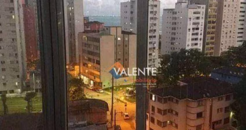 Apartamento com 1 dormitório à venda, 64 m² por R$ 255.000,00 - Itararé - São Vicente/SP