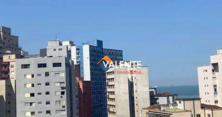 Apartamento com 1 dormitório à venda, 64 m² por r$ 255.000,00 - itararé - são vicente/sp