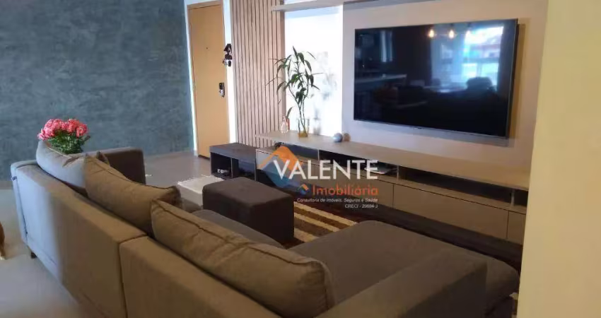 Apartamento com 3 dormitórios à venda, 118 m² por r$ 1.272.000,00 - boqueirão - praia grande/sp