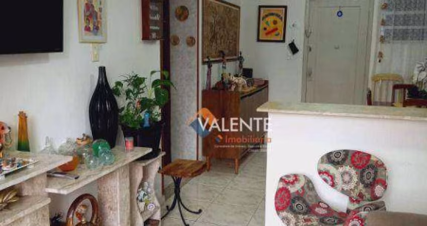 Apartamento com 1 dormitório à venda, 55 m² por R$ 225.000,00 - Centro - São Vicente/SP