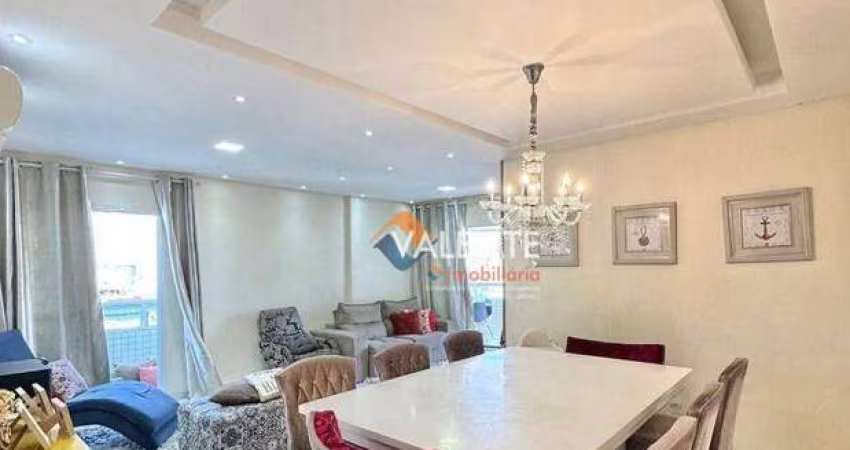 Apartamento com 3 dormitórios à venda, 123 m² por R$ 820.000,00 - Vila Guilhermina - Praia Grande/SP