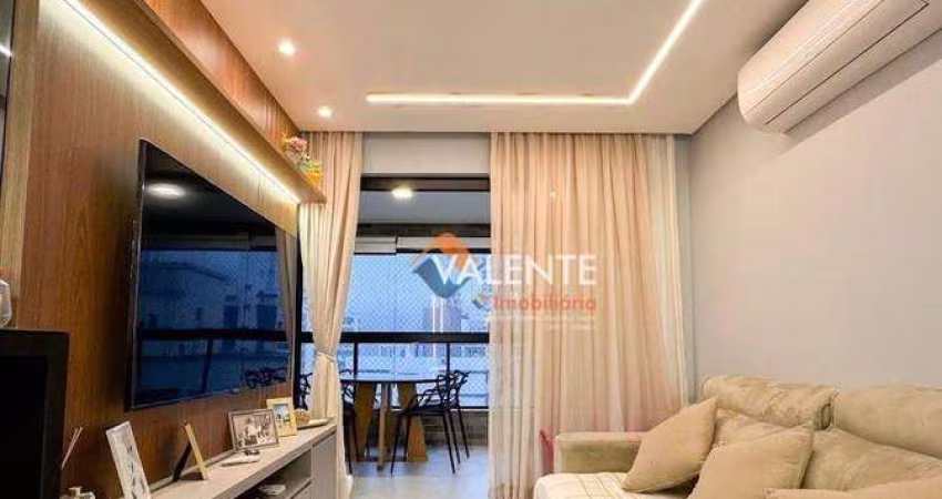 Apartamento com 3 dormitórios à venda, 118 m² por R$ 1.755.000,00 - Canto do Forte - Praia Grande/SP