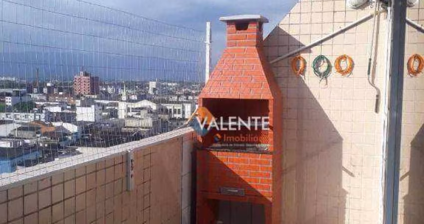 Cobertura com 2 dormitórios à venda, 62 m² por R$ 430.000,00 - Centro - São Vicente/SP