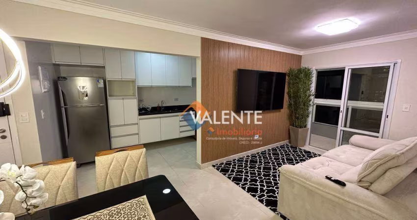 Apartamento com 2 dormitórios à venda, 76 m² por R$ 850.000,00 - Boqueirão - Praia Grande/SP