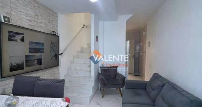Sobrado com 2 dormitórios à venda por R$ 250.000,00 - Princesa - Praia Grande/SP