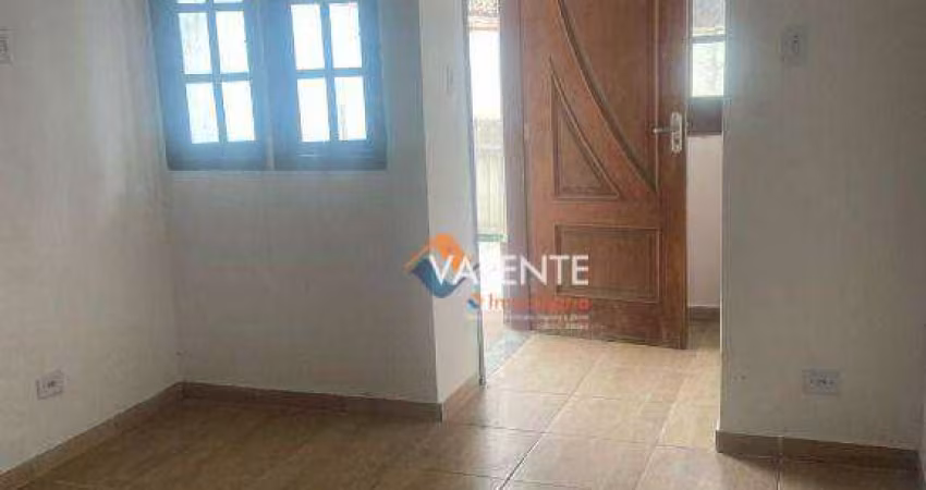 Casa com 1 dormitório para alugar, 70 m² por R$ 1.900,00/mês - Centro - São Vicente/SP