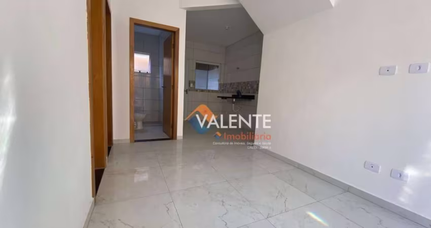 Casa com 2 dormitórios à venda por R$ 280.000,00 - Caiçara - Praia Grande/SP