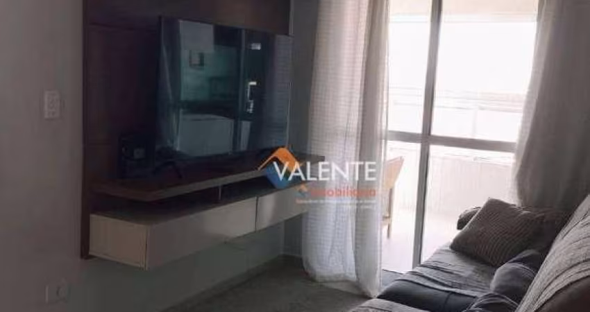 Apartamento com 2 dormitórios para alugar, 72 m² por R$ 3.800,00/mês - Caiçara - Praia Grande/SP