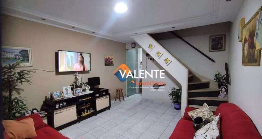 Sobrado com 2 dormitórios à venda, 87 m² por R$ 380.000,00 - Parque Bitaru - São Vicente/SP