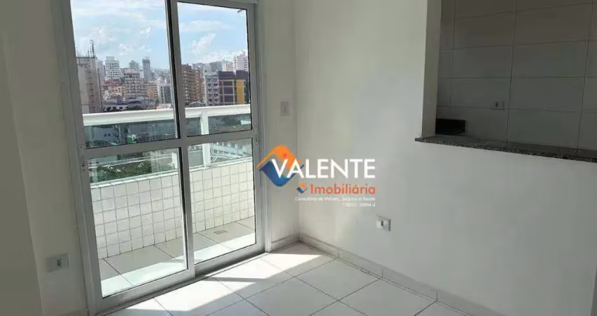 Apartamento com 1 dormitório, 43 m² - venda por R$ 275.000,00 ou aluguel por R$ 2.100,00/mês - Boqueirão - Praia Grande/SP