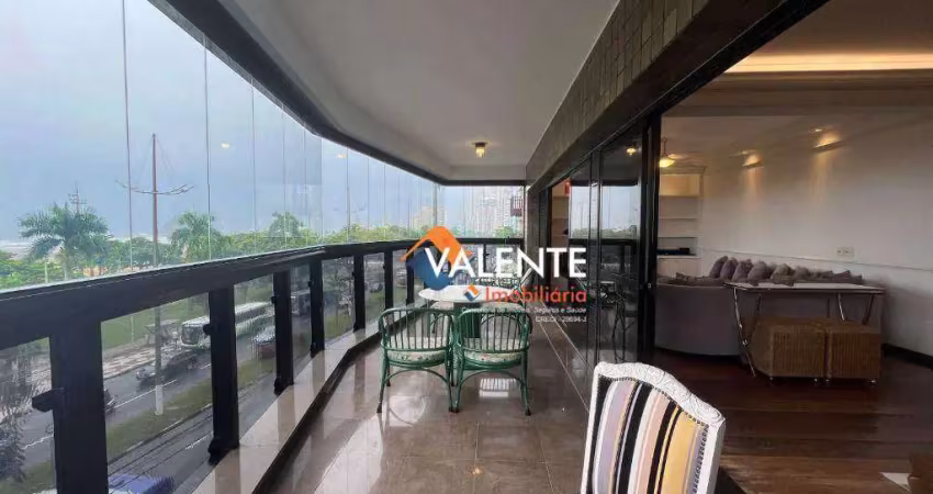 Apartamento com 3 dormitórios, 252 m² - venda por r$ 3.000.000,00 ou aluguel por r$ 15.000,00/mês - pompéia - santos/sp