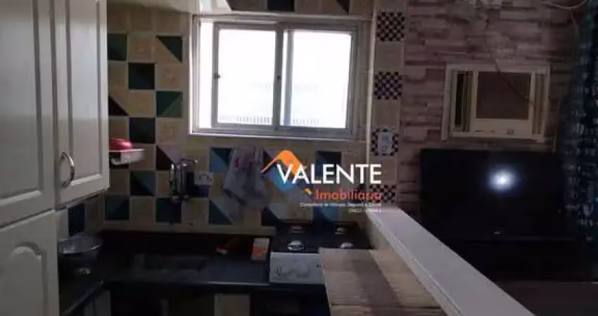 Kitnet mobiliado com 1 dormitório à venda, 31 m² por r$ 205.000 - boqueirão - praia grande/sp