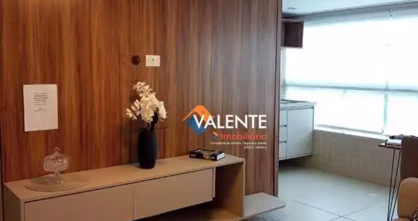 Apartamento mobiliado com 1 dormitório à venda, 40 m² por r$ 400.000 - vila guilhermina - praia grande/sp