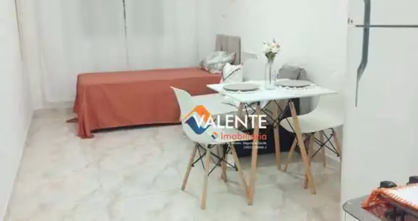 Kitnet mobiliado com 1 dormitório à venda, 30 m² por r$ 210.000 - aviação - praia grande/sp