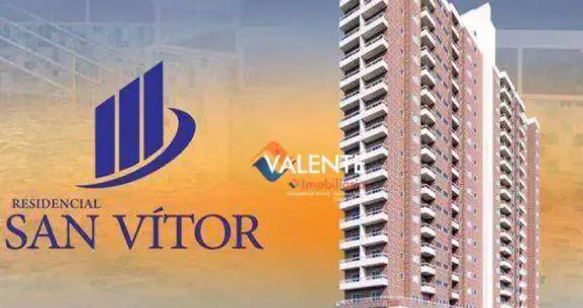 Apartamento com 1 dormitório à venda, 46 m² por r$ 332.000,00 - centro - são vicente/sp