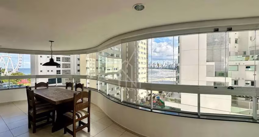 Apartamento quadra mar na barra norte de balneário camboriú