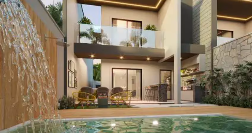 Casa de condomínio para vender com 4 quartos 4 suítes no bairro cidade dos funcionários em fortaleza