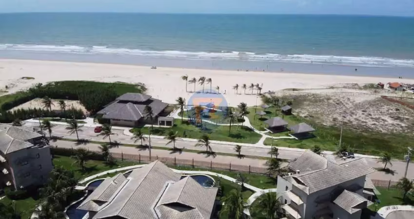 Apartamento mobiliado a venda no terreo, 2 quartos, 1 suite, 2 vagas, porto das dunas - aquiraz.