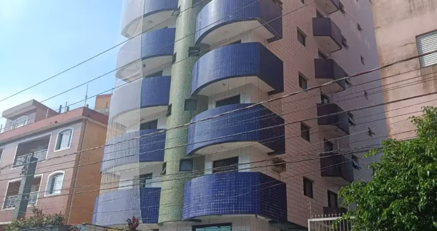 Apartamento 01 dormitório na vila tupi com lazer e vista mar