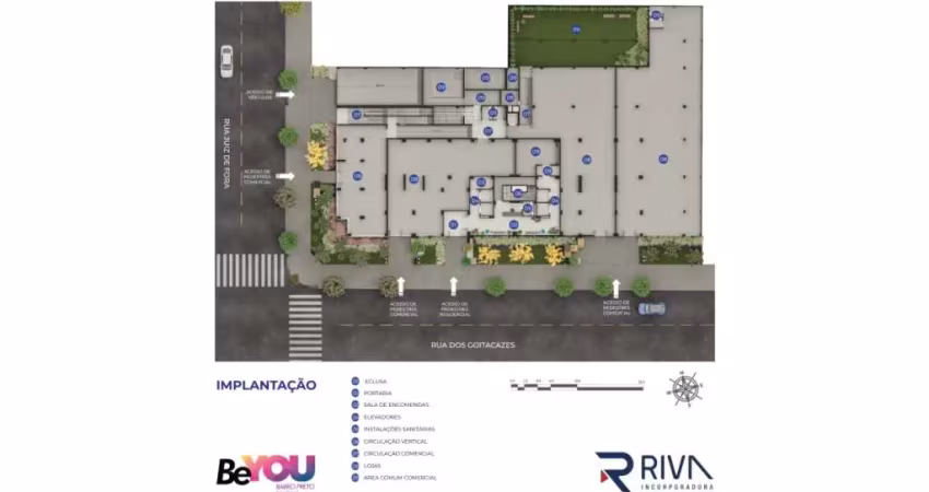 Apartamento à venda no Be You Barro Preto Residence  com 2 quartos e 60m²