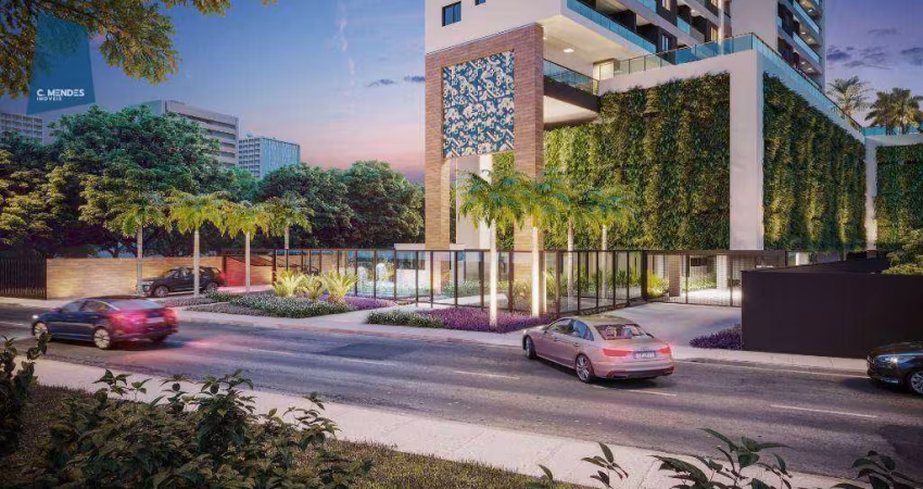 Apartamento com 3 dormitórios à venda, 78 m² por R$ 896.591,04 - Cocó - Fortaleza/CE