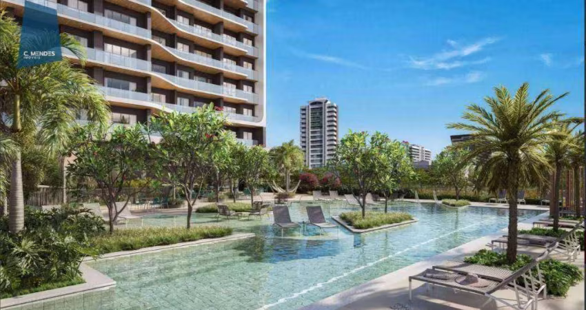 Apartamento com 1 dormitório à venda, 38 m² por R$ 576.000,00 - Meireles - Fortaleza/CE