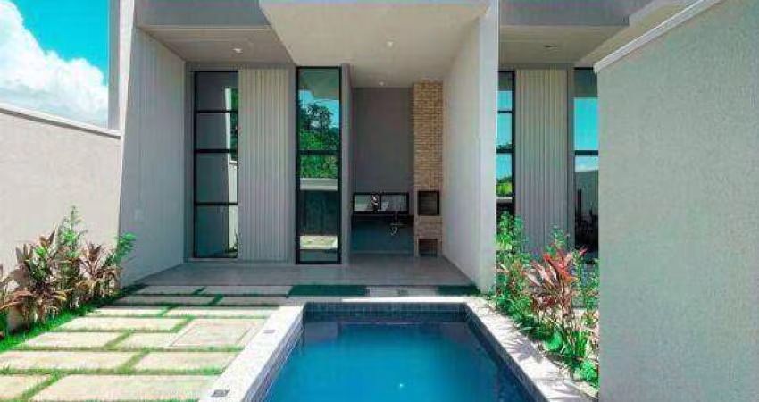 Casa à venda, 115 m² por R$ 440.000,00 - Precabura - Eusébio/CE
