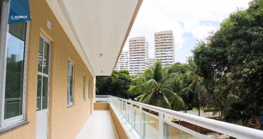 Apartamento com 2 dormitórios para alugar, 45 m² por r$ 1.070,00/mês - parque iracema - fortaleza/ce