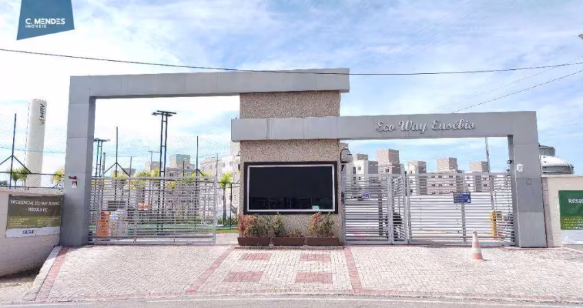 Apartamento com 2 dormitórios para alugar, 40 m² por r$ 1.109,64/mês - coaçu - eusébio/ce