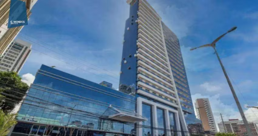 Sala à venda, 55 m² por r$ 832.000,00 - cocó - fortaleza/ce