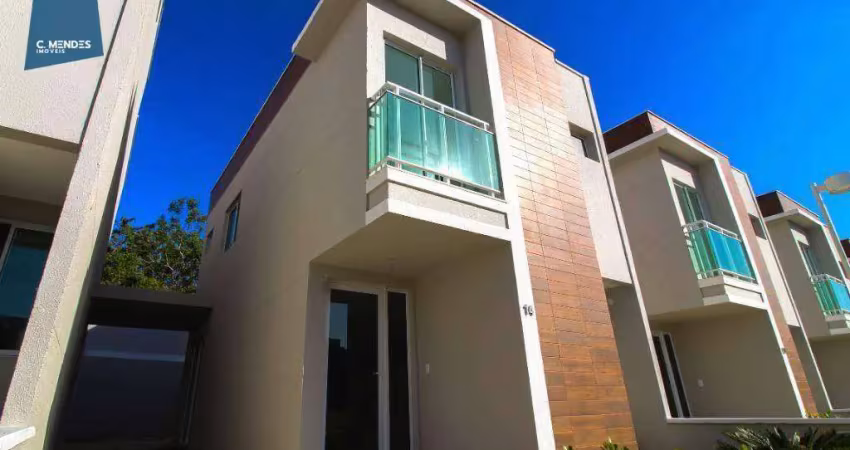 Casa com 3 dormitórios para alugar, 95 m² por r$ 3.150,00/mês - mangabeira - eusébio/ce