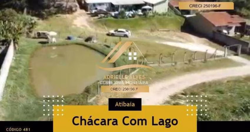 Chácara Com Lago Vitoria Regia- Atibaia-Ref:481