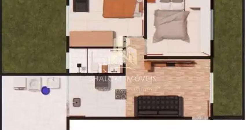 Apartamento à venda no Xangrilá (Justinópolis), Ribeirão das Neves 