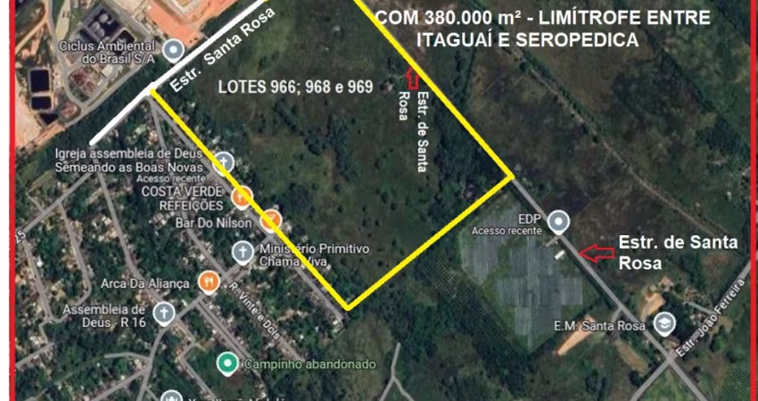 Excelenre área de 380.000 metros quadrados, em Seropédica/RJ
