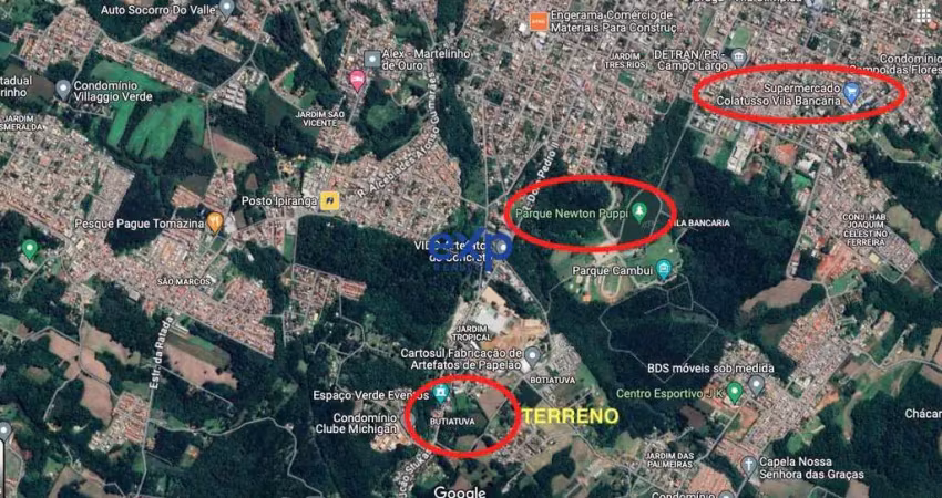 Terreno à venda na Rua João Stukas, 4050, Jardim São Vicente, Campo Largo