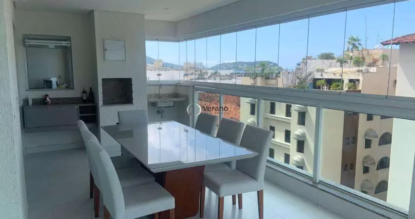 Apartamento com 3 dormitórios à venda, 151 m² por r$ 1.400.000,00 - enseada - guarujá/sp