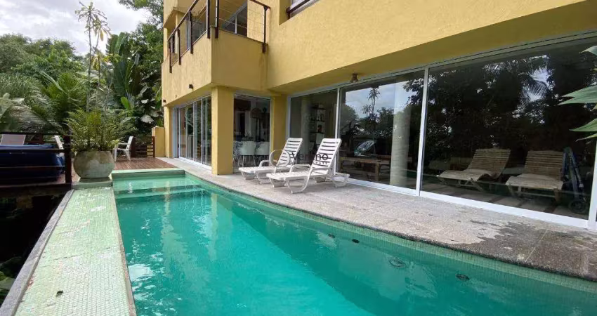 Casa com 4 dormitórios à venda, 630 m² por r$ 6.500.000,00 - são pedro  - guarujá/sp