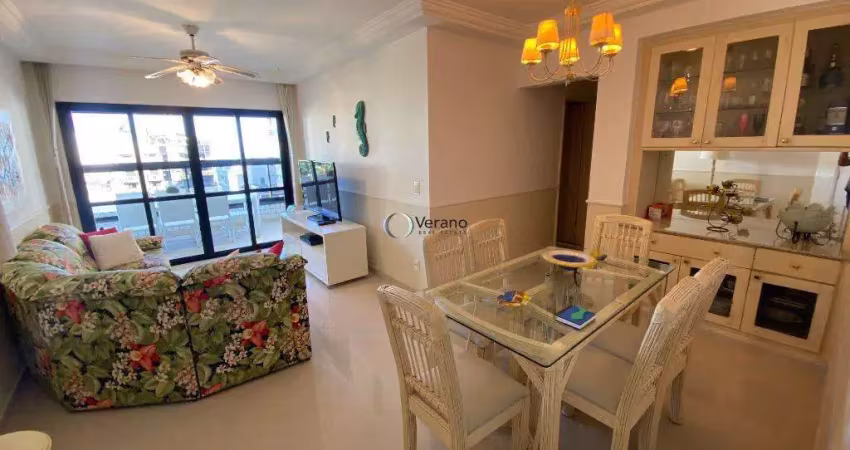 Apartamento com 3 dormitórios à venda, 125 m² por r$ 850.000,00 - enseada - guarujá/sp