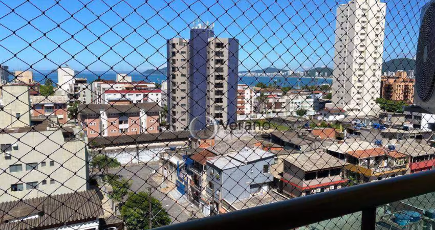 Apartamento com 3 dormitórios à venda, 90 m² por R$ 580.000,00 - Enseada - Guarujá/SP