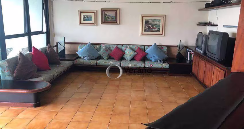 Apartamento com 3 dormitórios à venda, 160 m² por r$ 2.000.000,00 - astúrias - guarujá/sp
