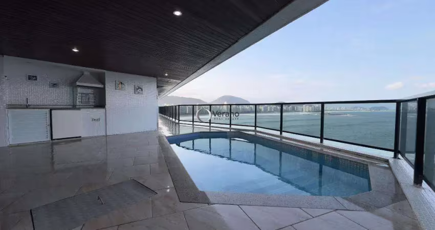 Apartamento com 4 dormitórios à venda, 364 m² por r$ 4.300.000,00 - astúrias - guarujá/sp