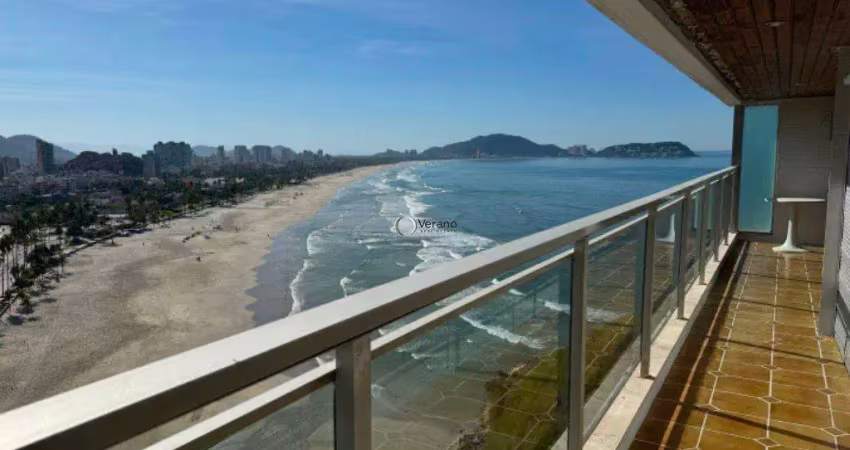 Apartamento à venda em guarujá - barramar, morro do maluf, com piscina, churrasqueira e vista para o mar